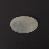 白蝶貝山茶花茶枕①楕円