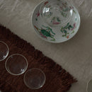 綿製柿渋染敷布小