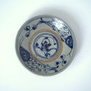 青花双魚花文皿④