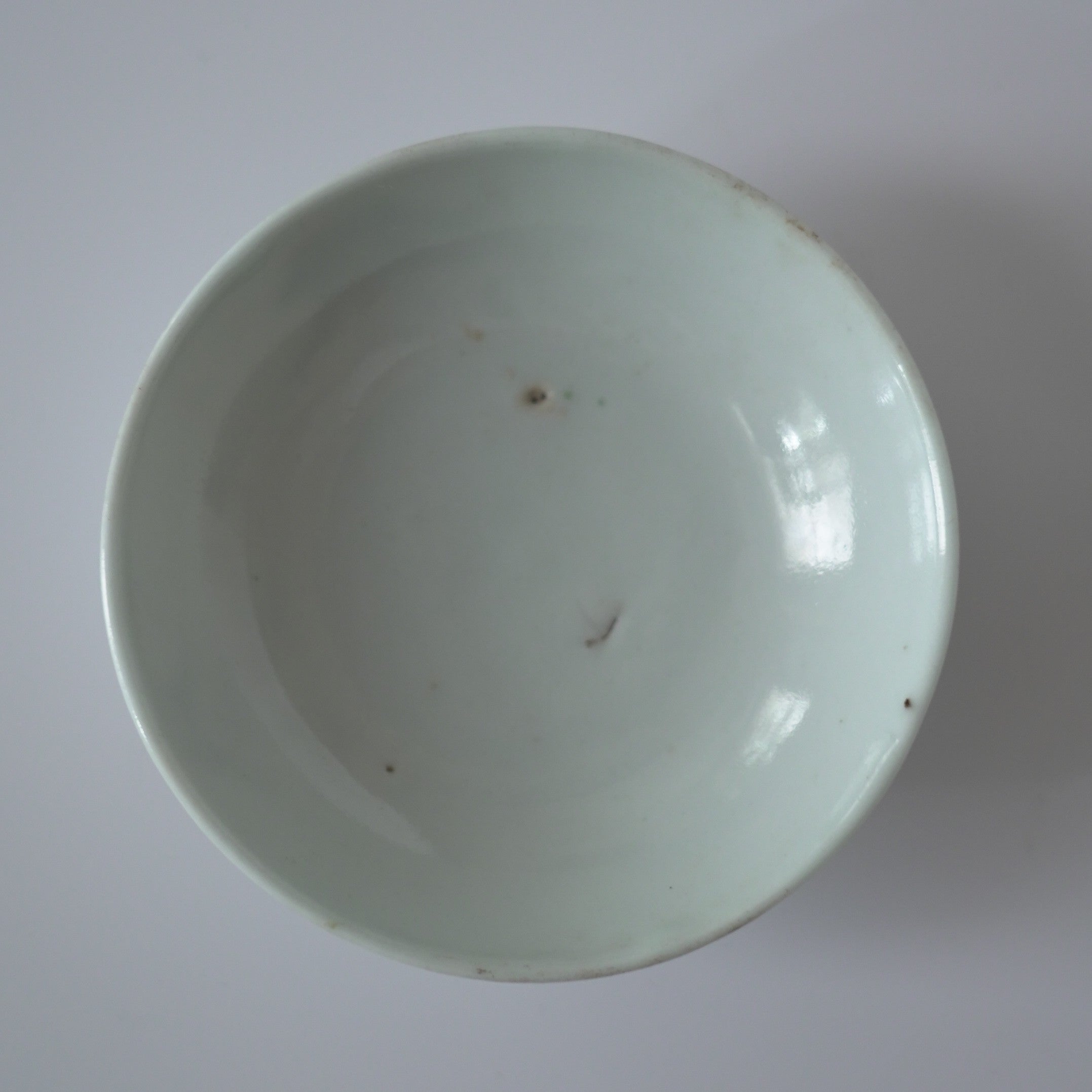粉彩竹詩文蓋碗②