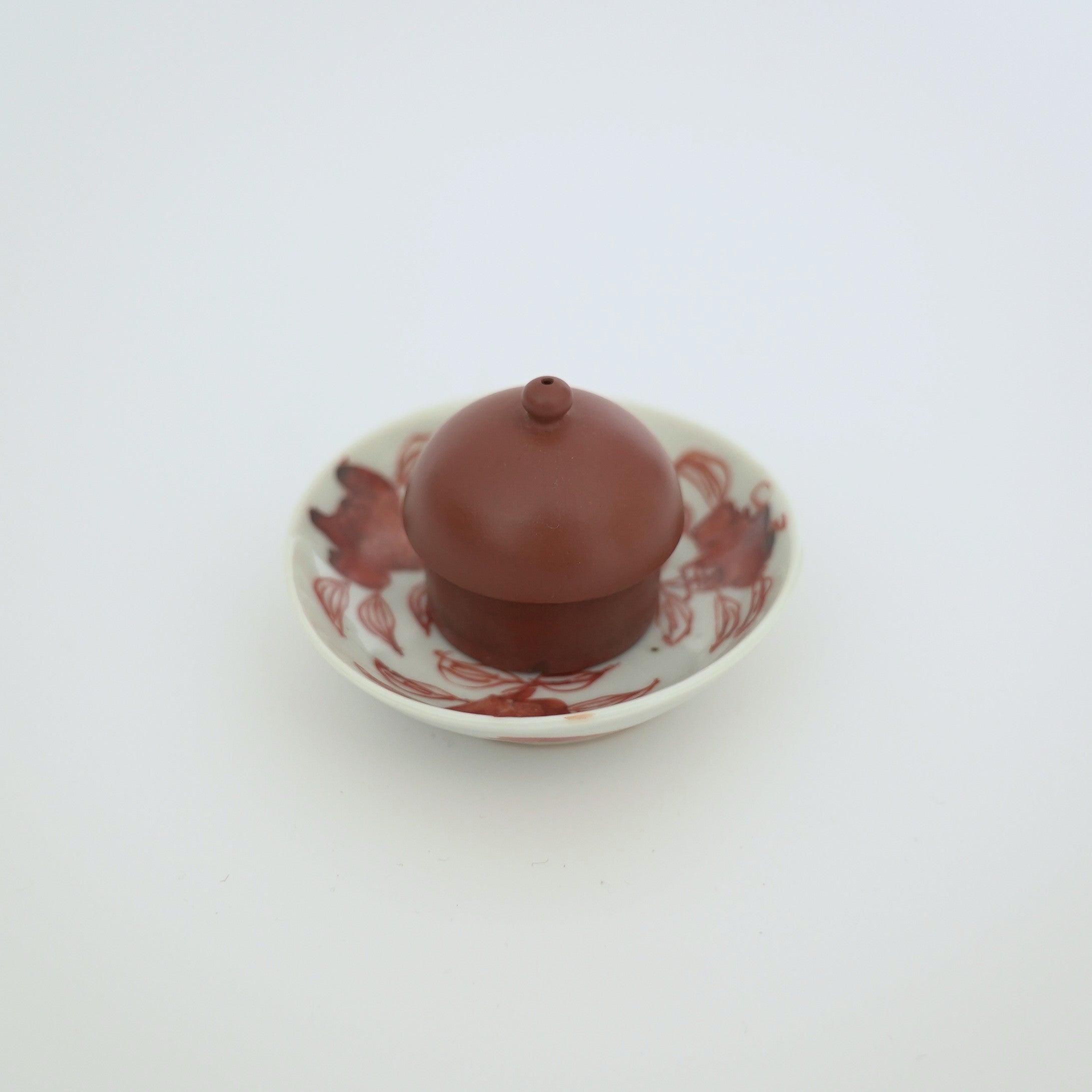 赤絵福寿三多文豆皿⑨