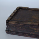 老木彫寿字木箱