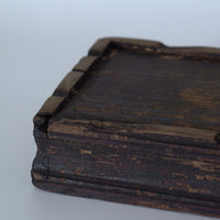 老木彫寿字木箱