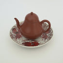 赤絵福寿三多文皿⑪