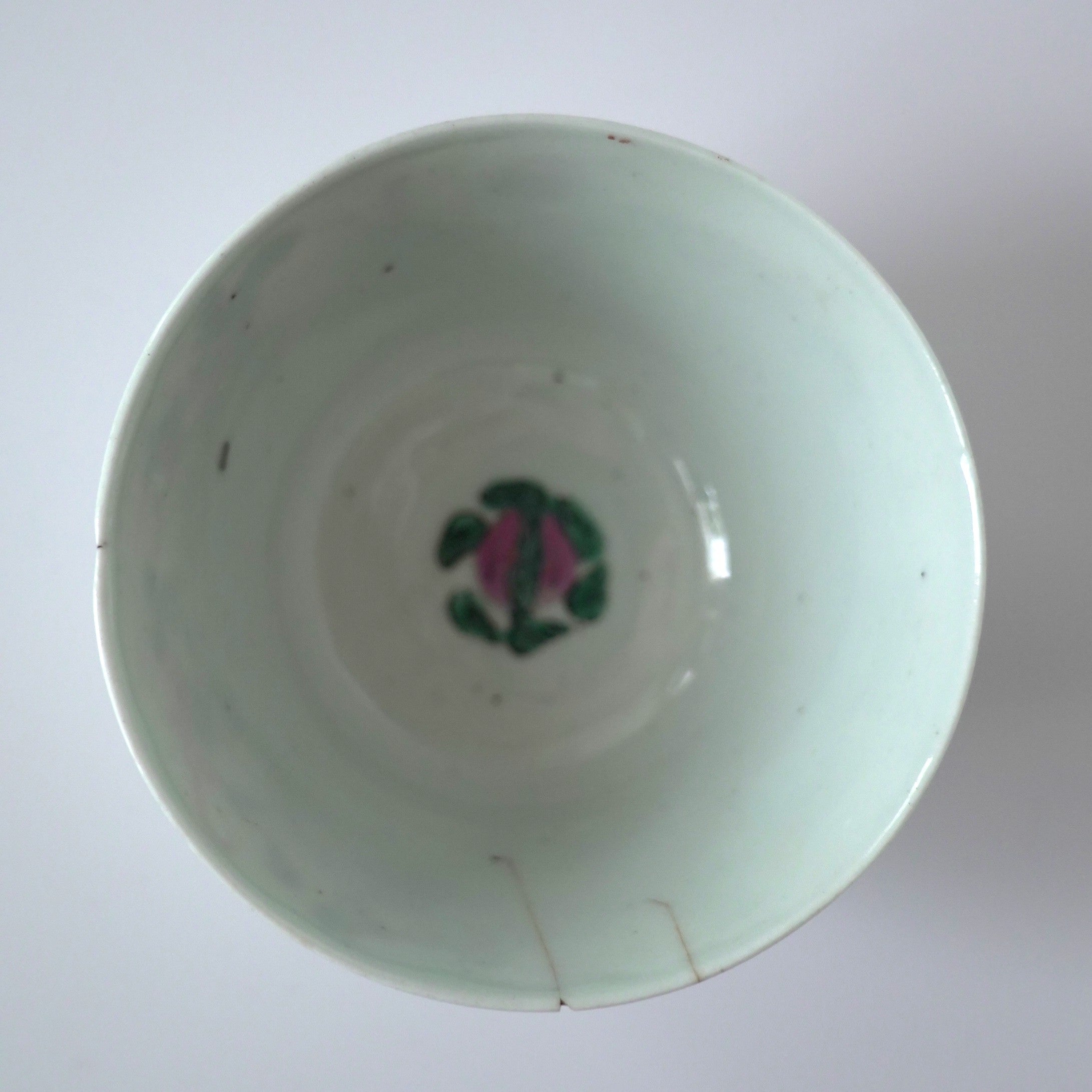 粉彩四季花文蓋碗③