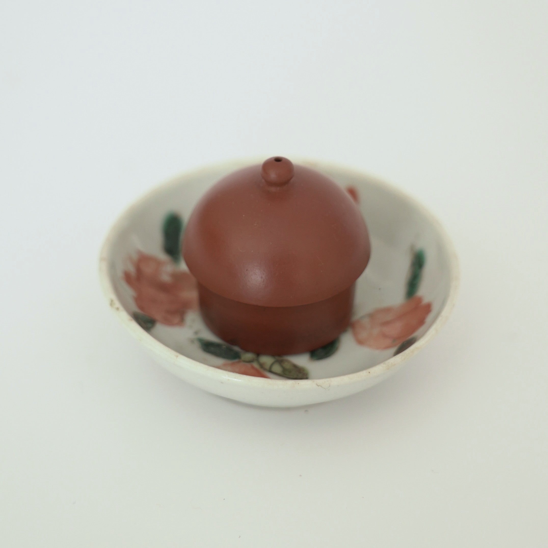 粉彩七宝三多文豆皿④