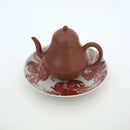 赤絵福寿三多文皿⑮