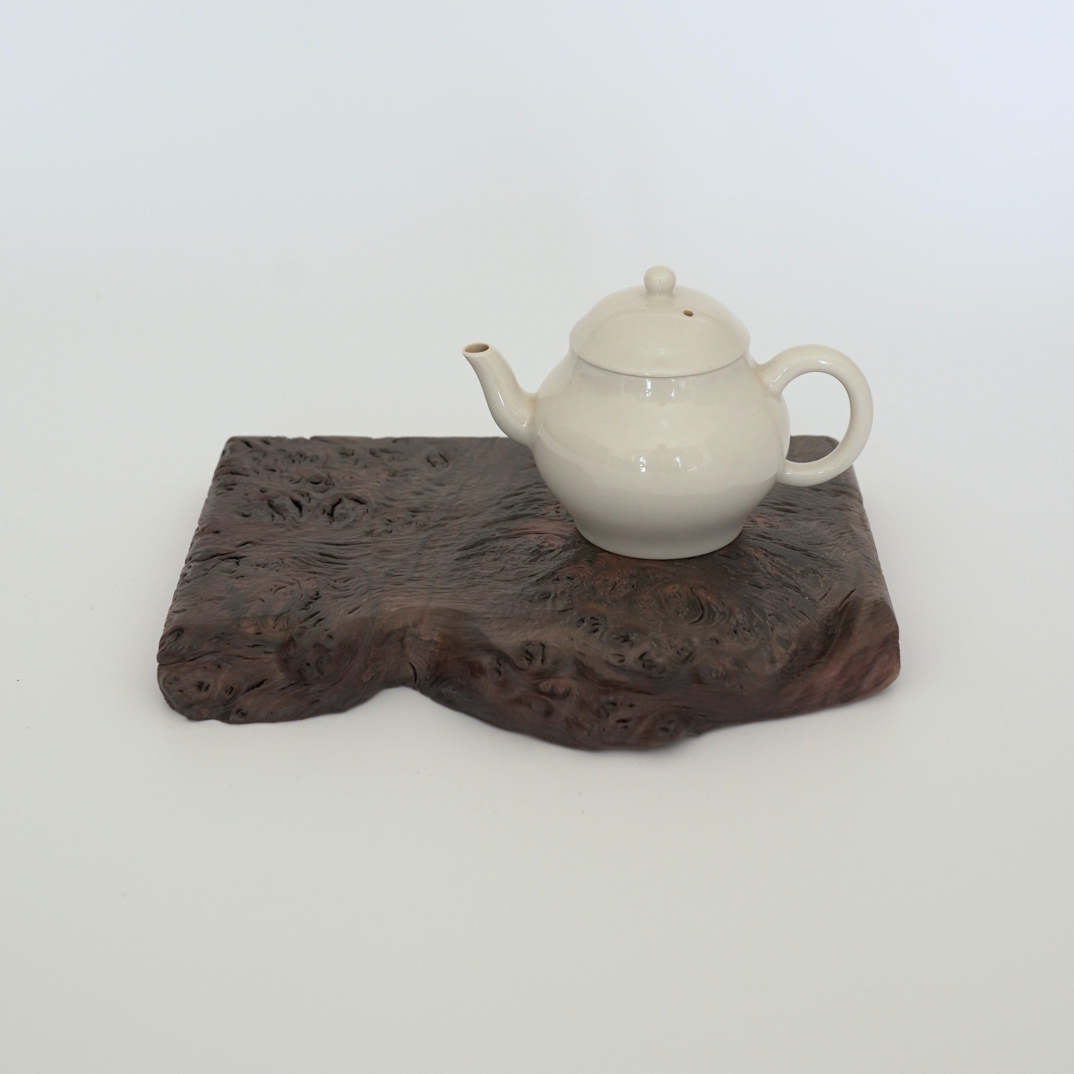 木製樹瘤壺承小