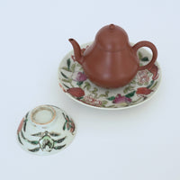 粉彩七宝三多文茶杯⑥