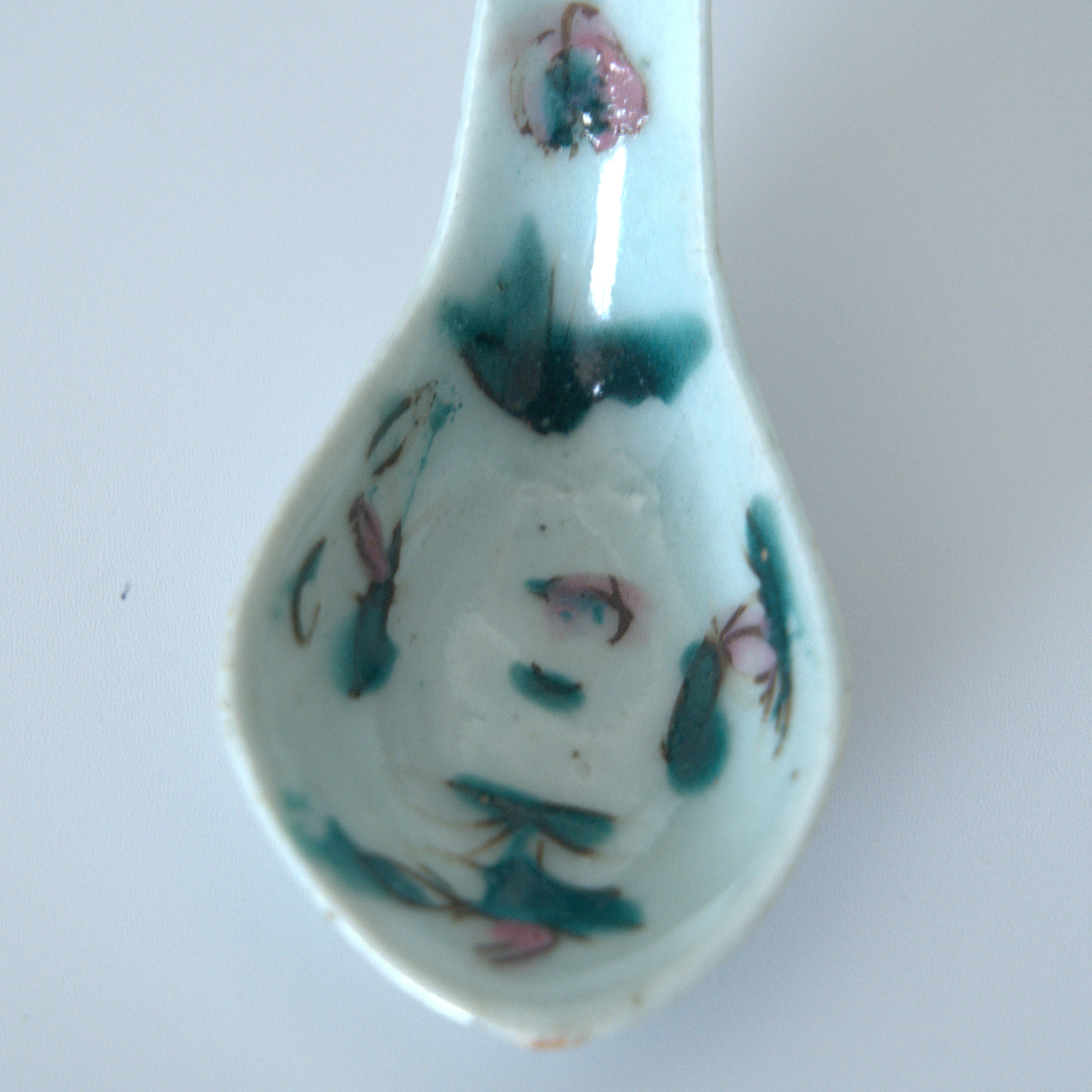 粉彩四季花文レンゲ②