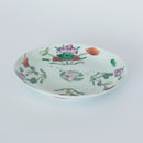 粉彩四季花文皿⑪中