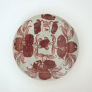 赤絵福寿三多文皿⑭