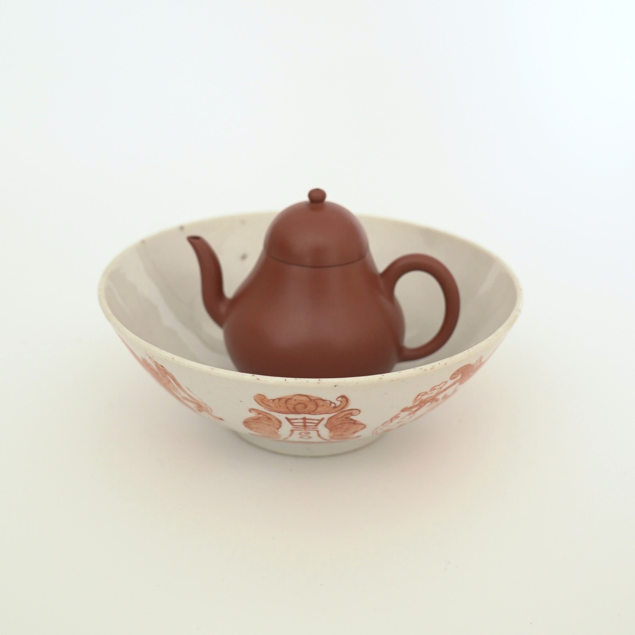 赤絵福寿龍文碗①