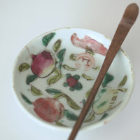 粉彩七宝三多文豆皿③