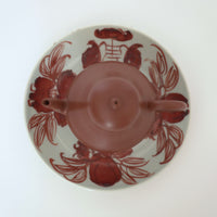 赤絵福寿三多文皿⑬