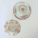 粉彩中国結文蓋碗