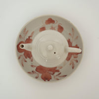 赤絵福寿三多文皿⑤