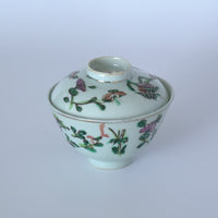 粉彩四季花文蓋碗①