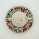 粉彩七宝三多文皿 ③