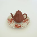 赤絵福寿三多文皿中②