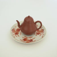 赤絵福寿三多文皿中②