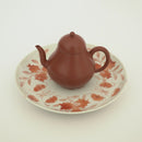 赤絵福寿三多文皿中③