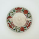 粉彩七宝三多文皿 ④