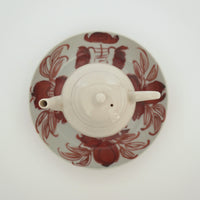 赤絵福寿三多文皿⑮