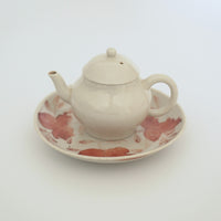 赤絵福寿三多文皿⑤