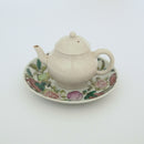 粉彩七宝三多文皿⑤