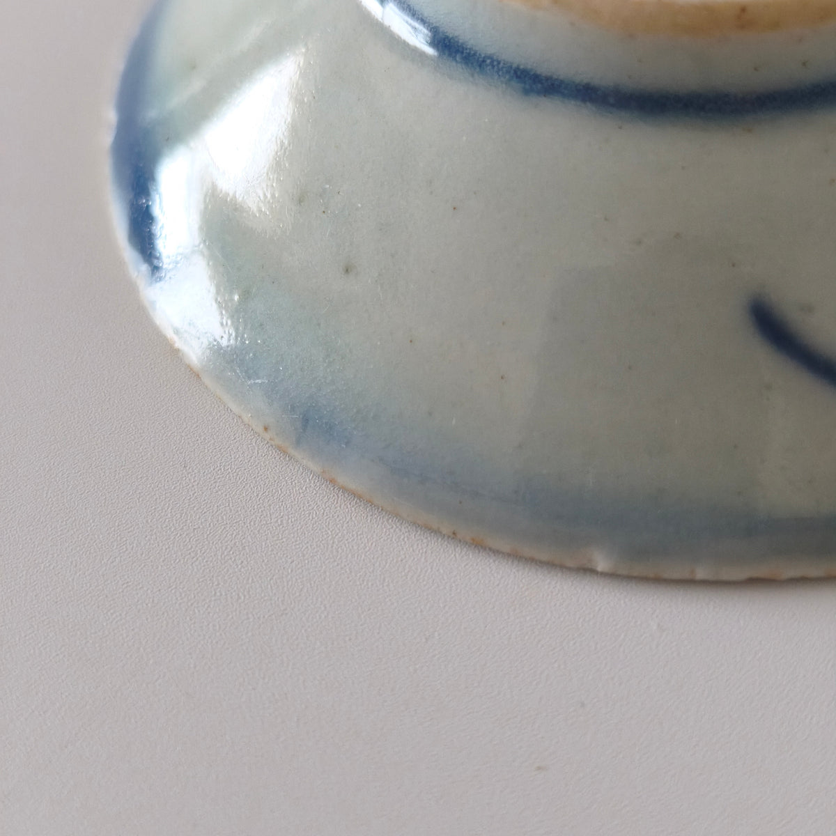 青花絡枝蓮文豆皿⑤