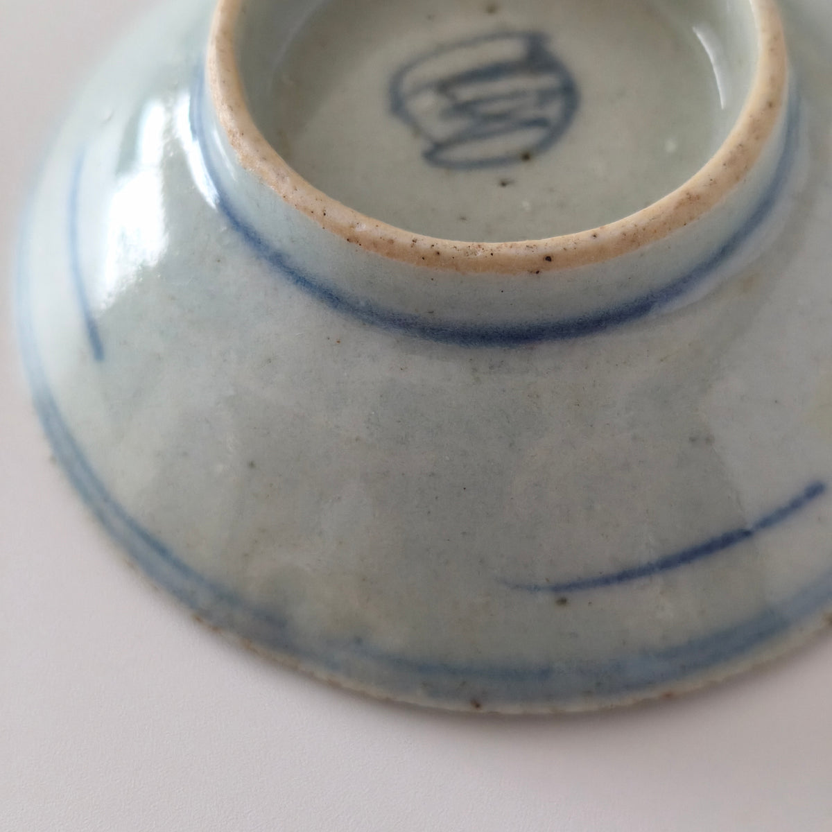 青花絡枝蓮文豆皿④