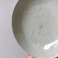 青花山水図蓋碗