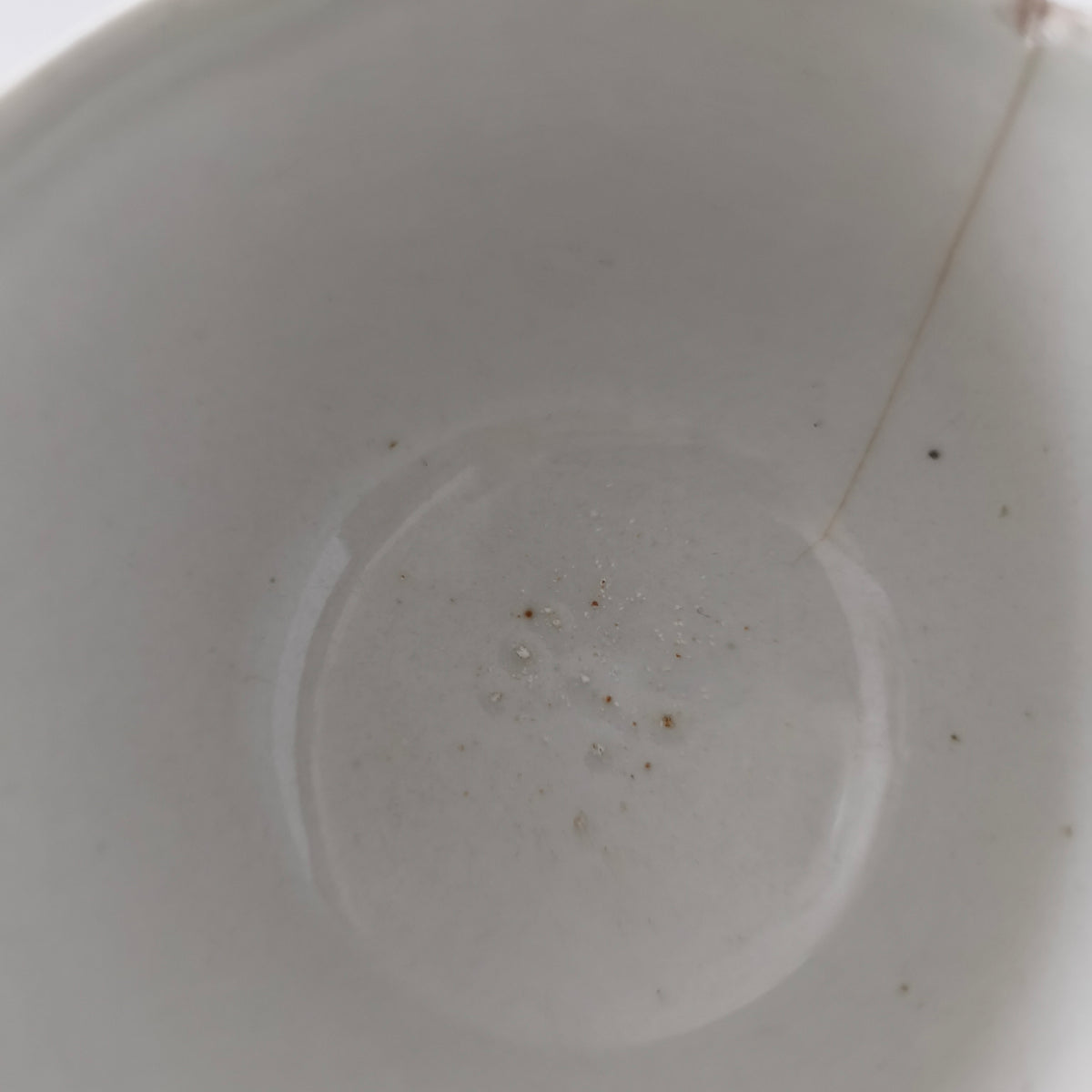 青花山水図蓋碗