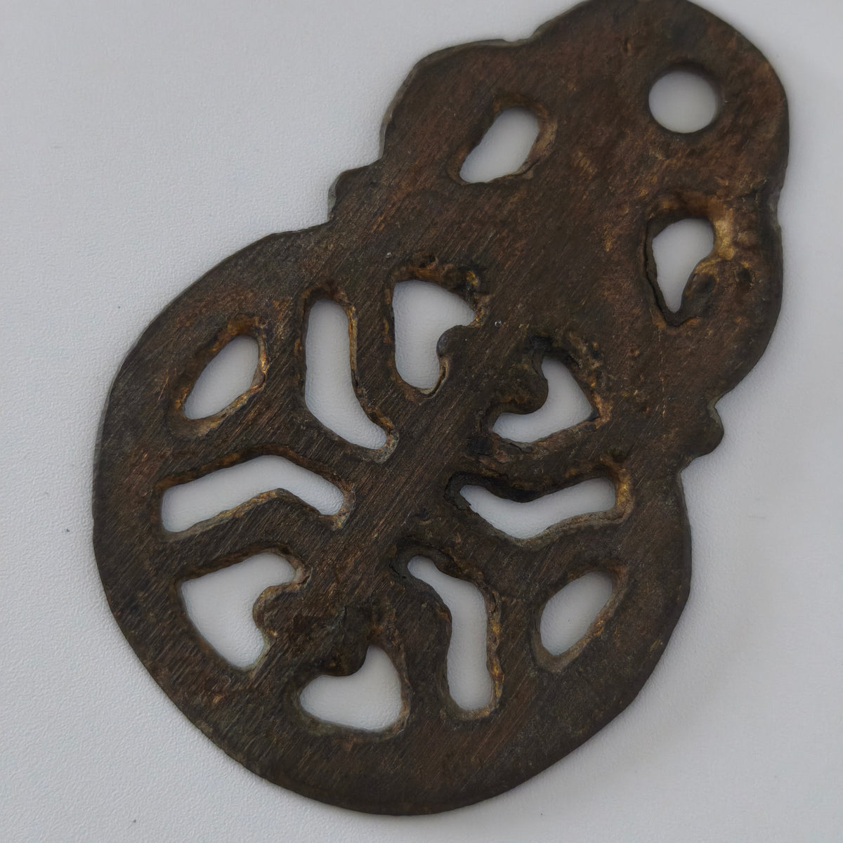 銅製寿字茶枕⑧