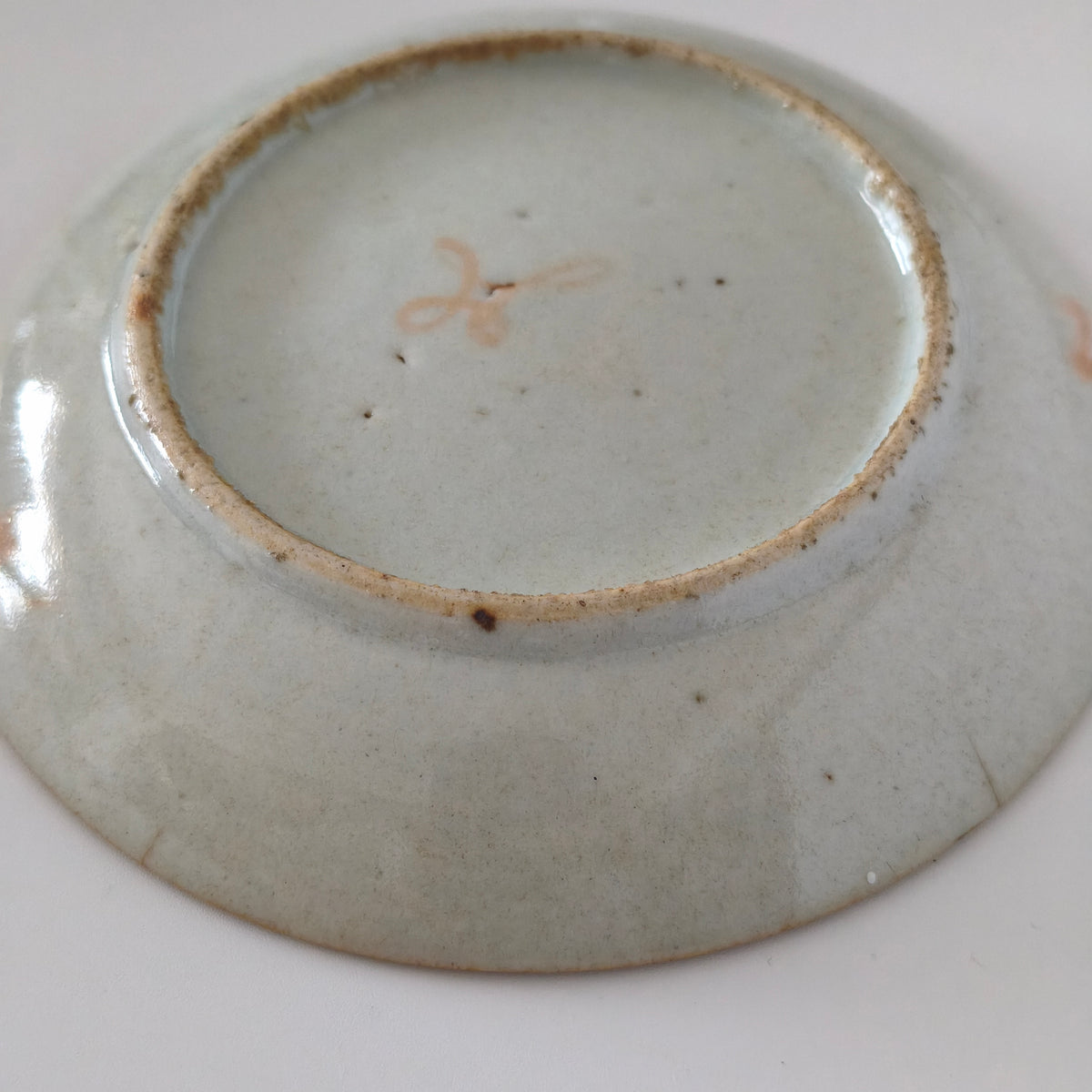 粉彩四季花文皿⑮