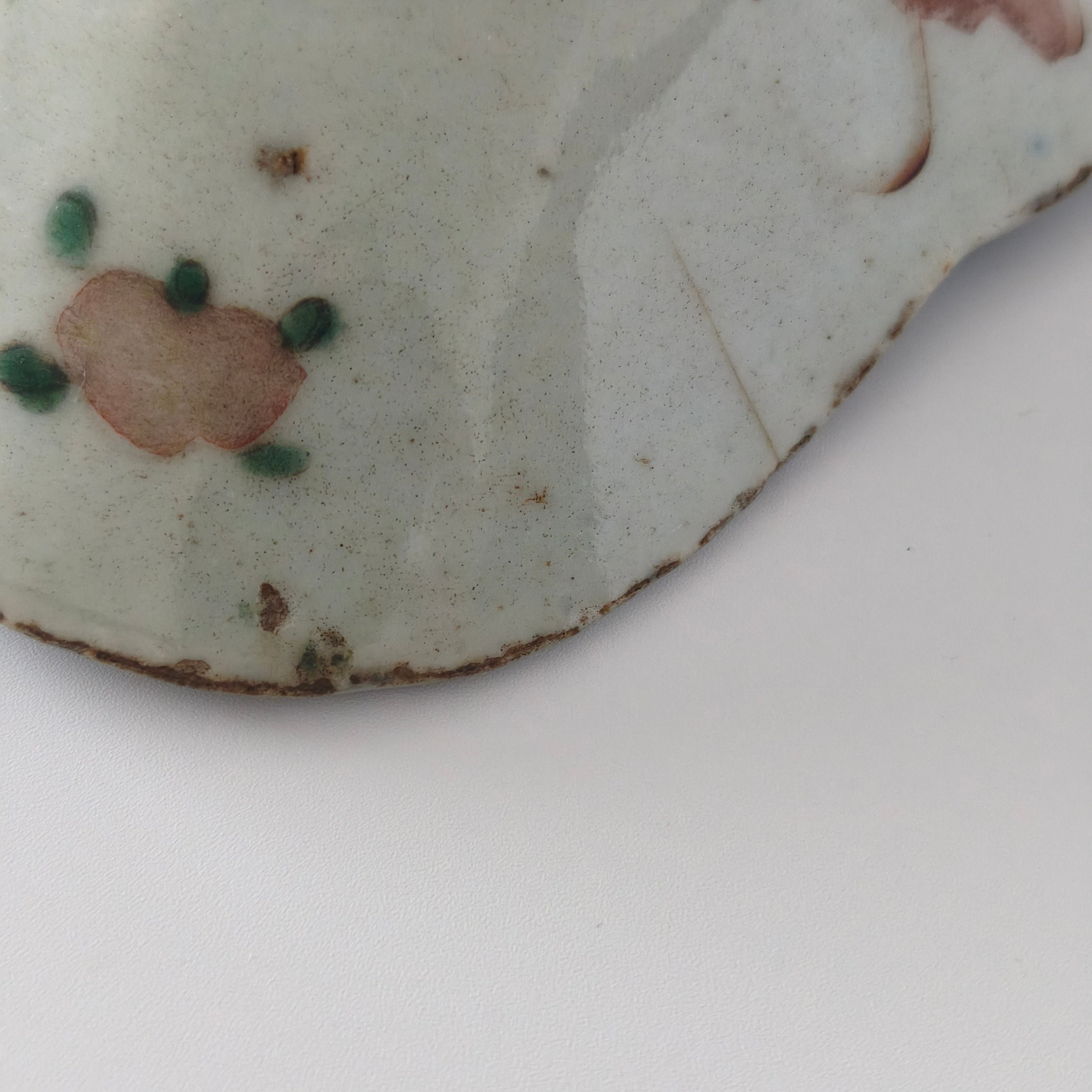 粉彩高足皿⑬