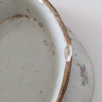 粉彩高足皿⑫
