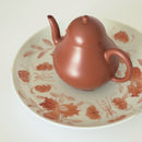 赤絵福寿三多文皿中③