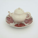 赤絵福寿三多文皿⑮