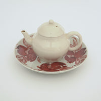 赤絵福寿三多文皿⑮