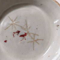 粉彩輪花蝶恋花文高台皿