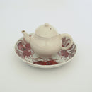 赤絵福寿三多文皿⑪