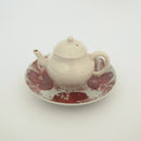 赤絵福寿三多文皿⑭