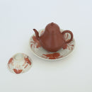 赤絵福寿三多文茶杯⑦