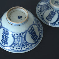 青花喜字瓜文蓋碗①