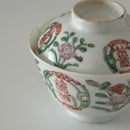 粉彩双喜花文蓋碗③