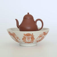 赤絵福寿龍文碗①