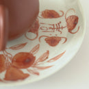 赤絵福寿三多文皿中②