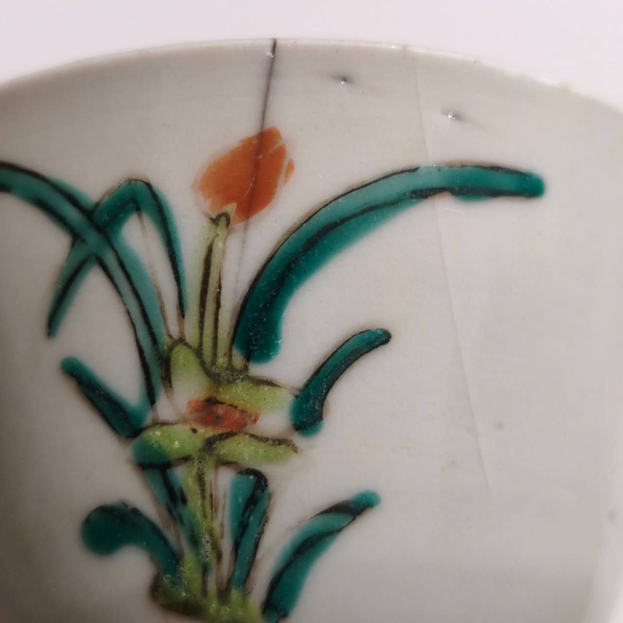 粉彩四季花文蓋碗④